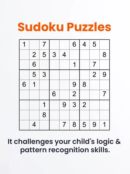 Sudoku is a fantastic way to develop logical reasoning. We encourage these puzzles to help students think strategically and see patterns in numbers.