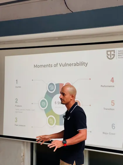Discussing "Moments of Vulnerability" when athletes might be at risk. This proactive education is key to our athlete protection strategy.