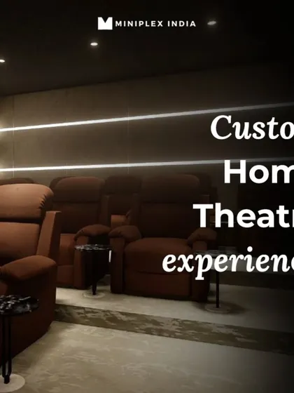 I specialize in creating a custom home theater experience, tailored to your space, style, and budget.