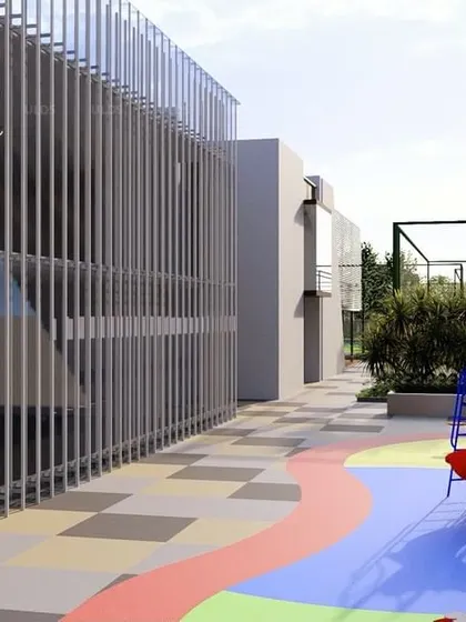 Additional perspectives of our high-rise projects, showcasing various design elements from grand entrances and facades to community amenities and landscape integration.