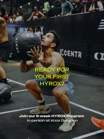 Ready to take on your first HYROX? My 6-week in-person program at Knox Gurgaon is designed to get you race-day ready, whether you're a beginner or a seasoned athlete.