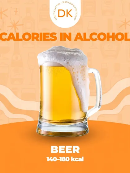 A mug of beer typically has 140-180 kcal. Being mindful of these numbers can help you make better choices during social occasions.