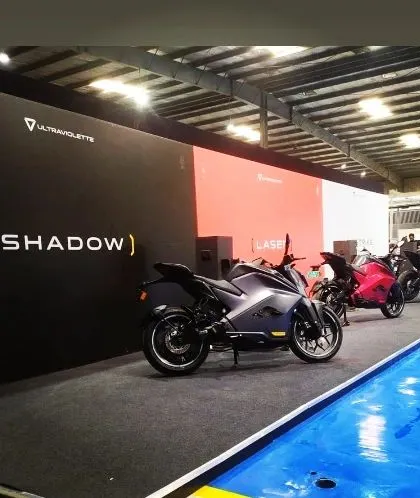 The motorcycle showcase area, where different models were displayed against a branded wall. This setup highlights my ability to manage multi-product displays within a single launch event.