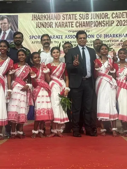 As Chief Guest at the Jharkhand State Karate Championship in Ranchi, I was warmly welcomed by the local athletes. Supporting grassroots talent is fundamental to building a strong national team.