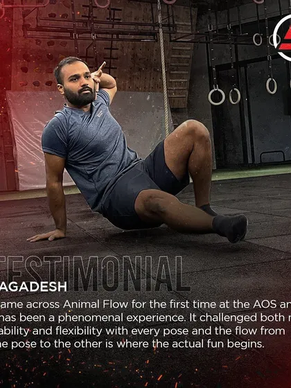 Ragadesh's testimonial graphic.