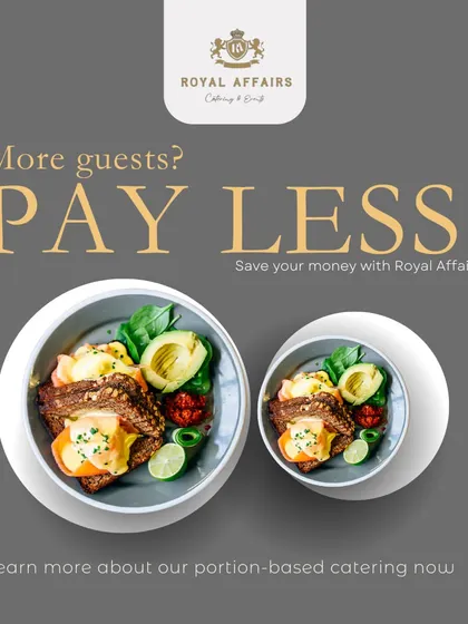 I offer flexible and cost-effective solutions like portion-based catering. This allows you to host more guests while managing your budget effectively, without compromising on quality.