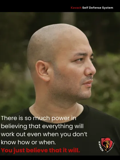Believing in a positive outcome, even when the path is unclear, is the foundation of the warrior mindset. This inner power and hope will carry you through the toughest challenges, in a fight and in life.