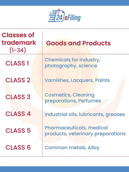 Choosing the correct trademark class is vital for proper protection. This series of infographics lists all 45 classes for goods and services, from chemicals and cosmetics to software and advertising, helping you identify yours.