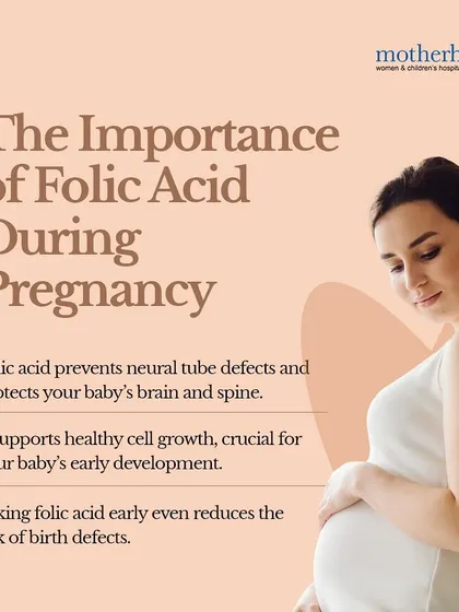 Folic acid is a superhero nutrient for your baby's early development. It plays a critical role in preventing neural tube defects and protecting the formation of your baby's brain and spine. This is why it's a cornerstone of our preconception care.