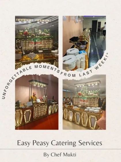 A collage of unforgettable moments, featuring our premium illuminated counters and other decorative setups from recent events.
