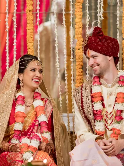A beautiful moment from a cross-cultural wedding, where two traditions meet. We specialize in designing events that honor and blend different backgrounds.