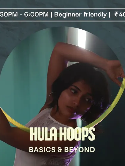 A focus on the Hula Hoops portion of our beginner workshop, perfect for anyone curious to try hooping in a supportive environment.