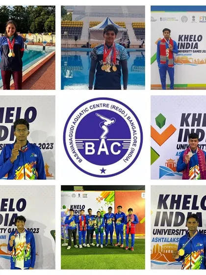 Our winners at the Khelo India University Games 2023.