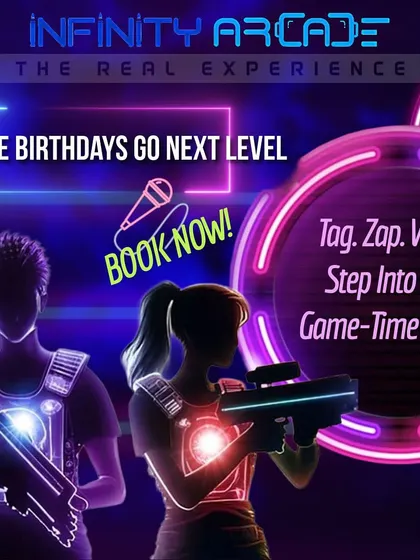 This is where birthdays go next level. Book your party with us for an all-in-one experience of laser tag, VR gaming, and delicious game-time grub.