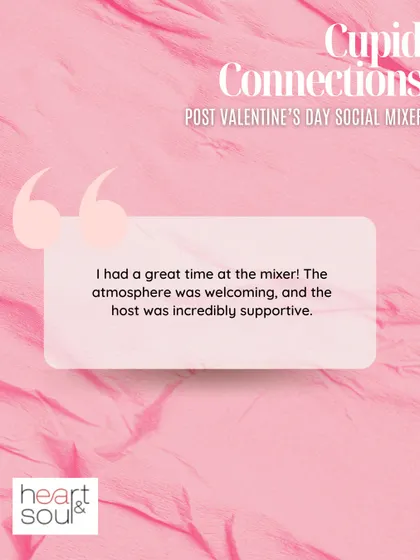 "The atmosphere was welcoming, and the host was incredibly supportive." I am always present at my events to ensure everyone feels comfortable and included.