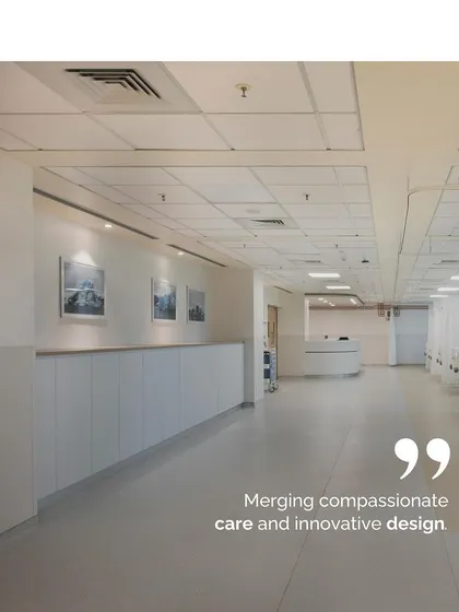 We believe in merging compassionate care with innovative design. The interior corridors and patient areas are designed to be calm and intuitive, reinforcing a sense of dignity and support throughout the treatment process.