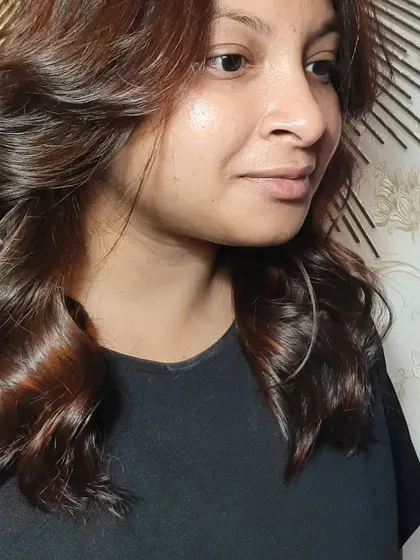 A duplicate of image 48, showcasing the beautiful, warm brunette hair color.