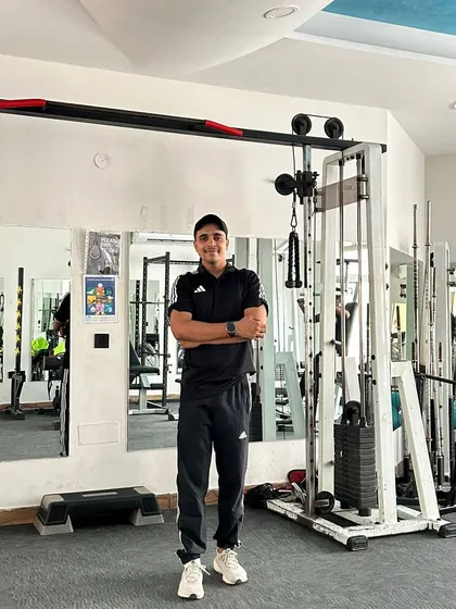A moment of pride in my fitness journey.