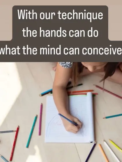 Our technique bridges the gap between imagination and creation. We give students the skills so their hands can create what their mind can conceive, turning ideas into tangible artwork.