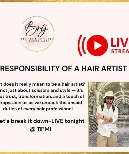 What does it really mean to be a hair artist? It's about trust, transformation, and a touch of therapy. Join me live as we unpack the responsibilities of a hair professional.