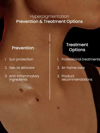 Knowledge is power. Here, we outline the key strategies for both preventing hyperpigmentation, such as sun protection, and the professional treatment options available to correct it.