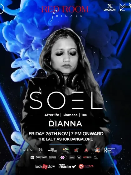 My flyer for a night at Kitty Ko with Afterlife artist Soel, one of my favorite venues in Bangalore.