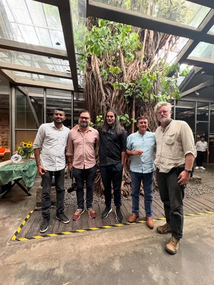 It was a pleasure to host researcher Cassim Shepard at our studio. We shared our thoughts on the history and evolution of housing in Mumbai for his upcoming documentary.