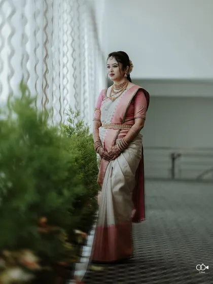 A duplicate of the elegant full-length bridal portrait.