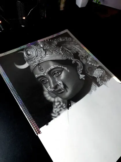 Another sneak peek of the Matarani drawing, with 20 hours of work put in. The face is almost complete.