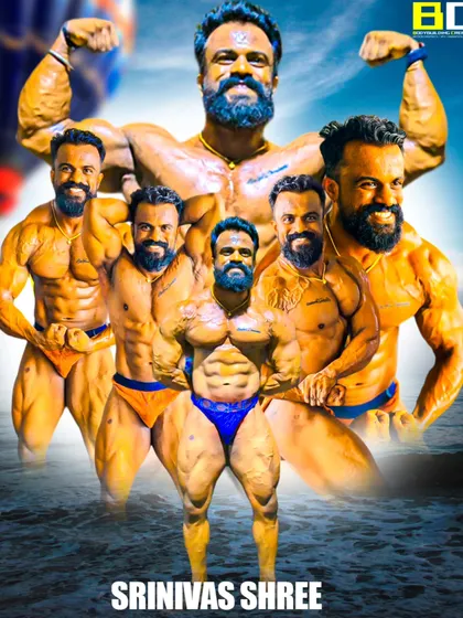 An honor to be featured in this design by Bodybuilding Creation. This artwork celebrates my 8 Mr. Karnataka titles and my journey as an athlete from India.