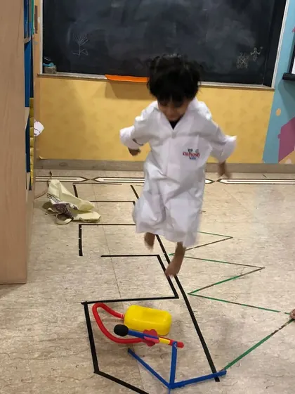 And it's a launch! The excitement of seeing their own rocket fly is a powerful learning moment for our young scientists.