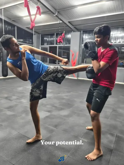 The gap between the person you are and the person you could become is your potential. Kickboxing helps you unlock it, one kick at a time.