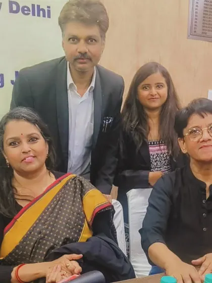 Attending a legal event with other professionals. These gatherings are important for discussing developments in law and strengthening our community.