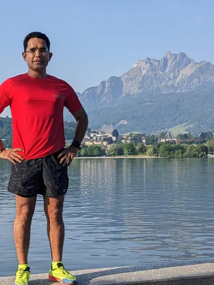 When you travel, you explore. And what better way to see a new place than by running? A scenic run with mountains and water as the backdrop.