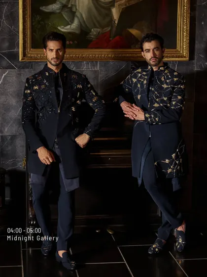 Built for the afterparty, designed for legacy. These black and gold jackets are power silhouettes, crafted for men who make silence feel like a statement.