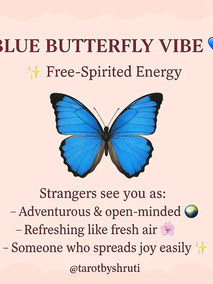 What vibe do you give to strangers? Pick a butterfly to find out if you are perceived as free-spirited and adventurous, charismatic and magnetic, or peaceful and healing.