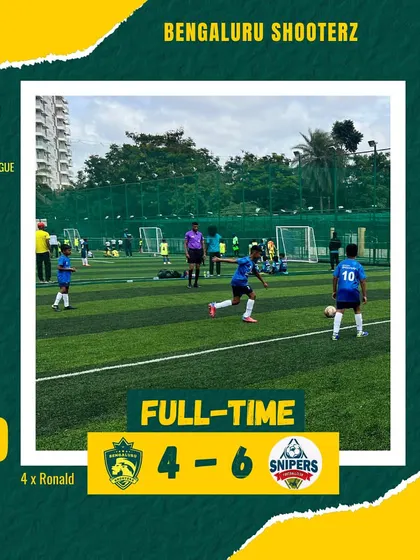 The final result from our U-9 match against Sniper FC. Though a loss, the team fought hard, and we take away key learnings for the next game.