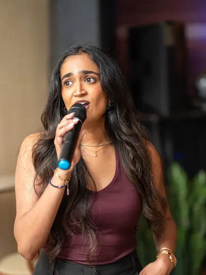 Handing the mic to the crowd is a staple at JU:CY nights. Everyone gets to be the star and sing their heart out to their favorite tracks.