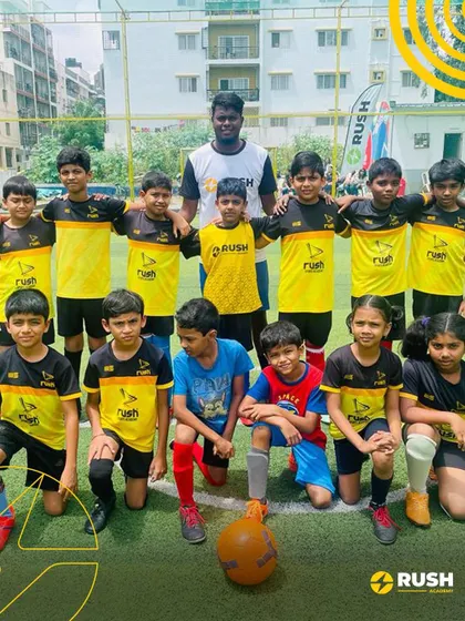 Another proud team photo. The smiles on their faces show their love for the game and the friendships they are building.