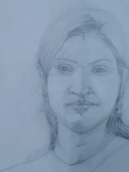 This portrait sketch showcases a lighter, more subtle approach to shading. We work on controlling pencil pressure and understanding light sources to create three-dimensional form on a two-dimensional surface.