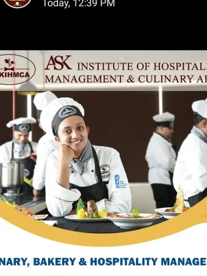 I am a proud alumnus of the ASK Institute of Hospitality Management & Culinary Arts, where I specialized in Culinary, Bakery, and Hospitality Management.