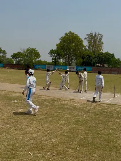 A fun moment of celebration after the match.