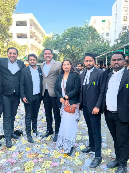 On the ground during Nomination Day. The energy and unity among lawyers during these times is a powerful reminder of our shared purpose.