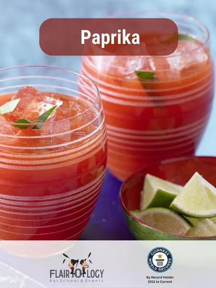 Paprika can add a smoky and mild spicy flavor to cocktails. We love using common kitchen spices in unexpected ways.