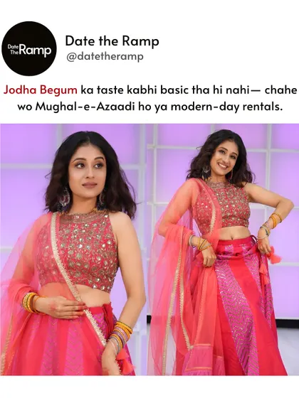 When you want to look like a queen, be like Paridhi Sharma and spend like a smart begum. Her taste was never basic.