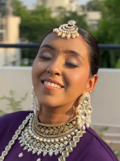 More examples from my portfolio of glamorous ethnic and festive makeup, showcasing a variety of styles, color palettes, and complete looks for different celebrations.