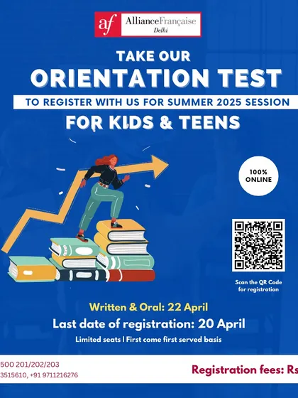 Find the right starting point for your child with our online orientation test for the Summer 2025 session for kids and teens.