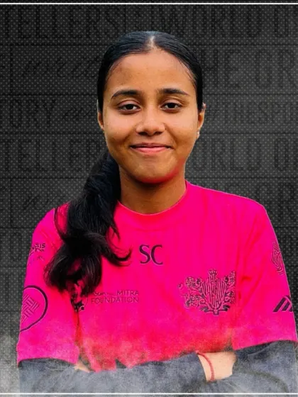 Leading by example. Meet Shreya, our First Kicks program coach and Dream Team captain, who recently completed her AFC C license.