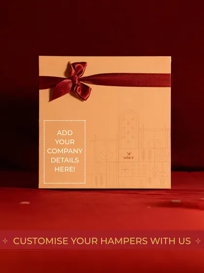 Personalization is key. I can add your company logo and details directly onto the gift box for a seamless and professional branding experience.