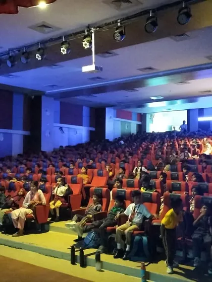 On National Space Day, our students gathered in the auditorium for a special presentation, inspiring them to think beyond our limits and dream of exploring the universe.